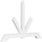 Ekena Millwork Vanguard Architectural Grade PVC Gable Bracket, 96"W x 64"H x 4"D x 6"F, 16/12 Pitch GBP096X64X0406VAN00 - alternate 1